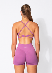 VIBRANCE SPORTS BRA- GRAPE