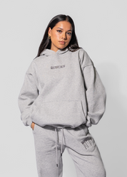 UNISEX DRIP HOODIE -GREY