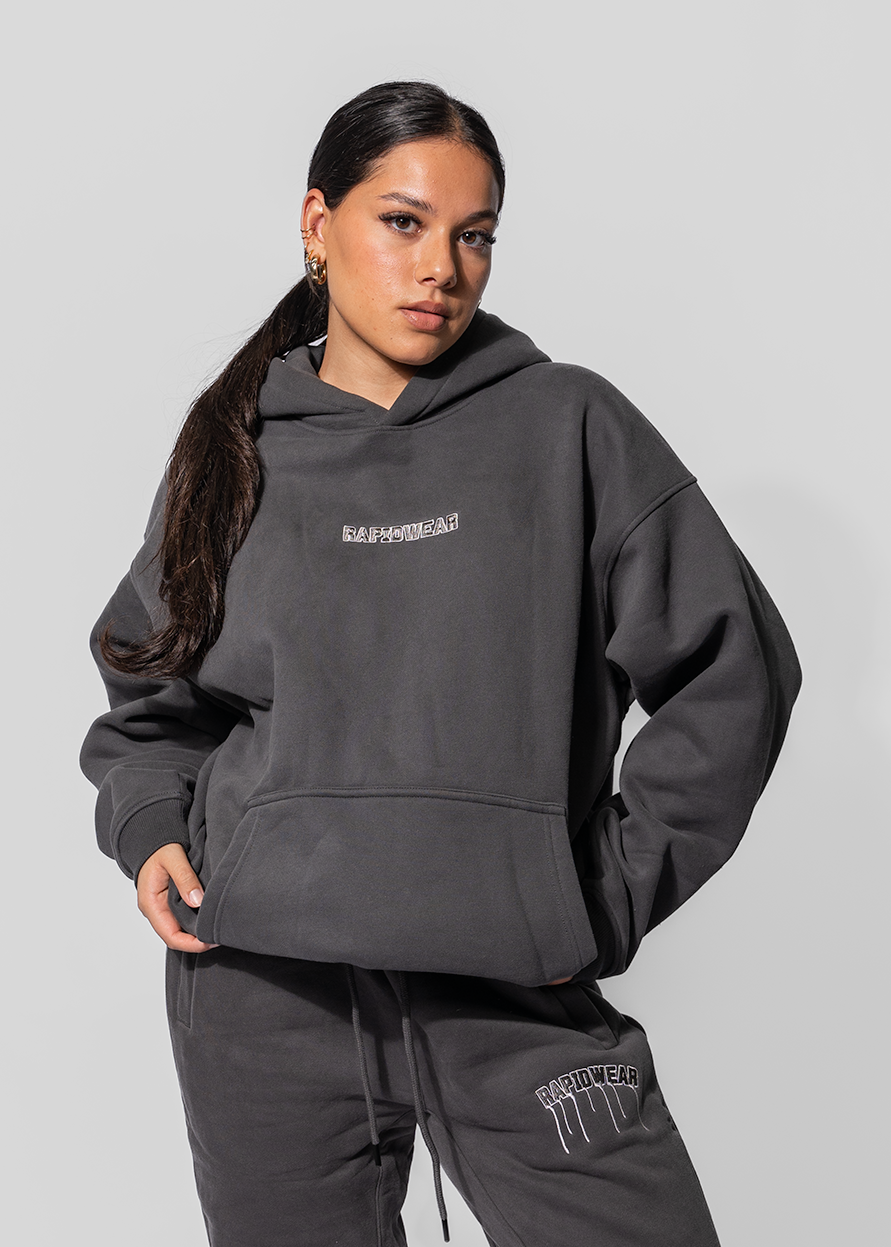 UNISEX DRIP HOODIE - CHARCOAL