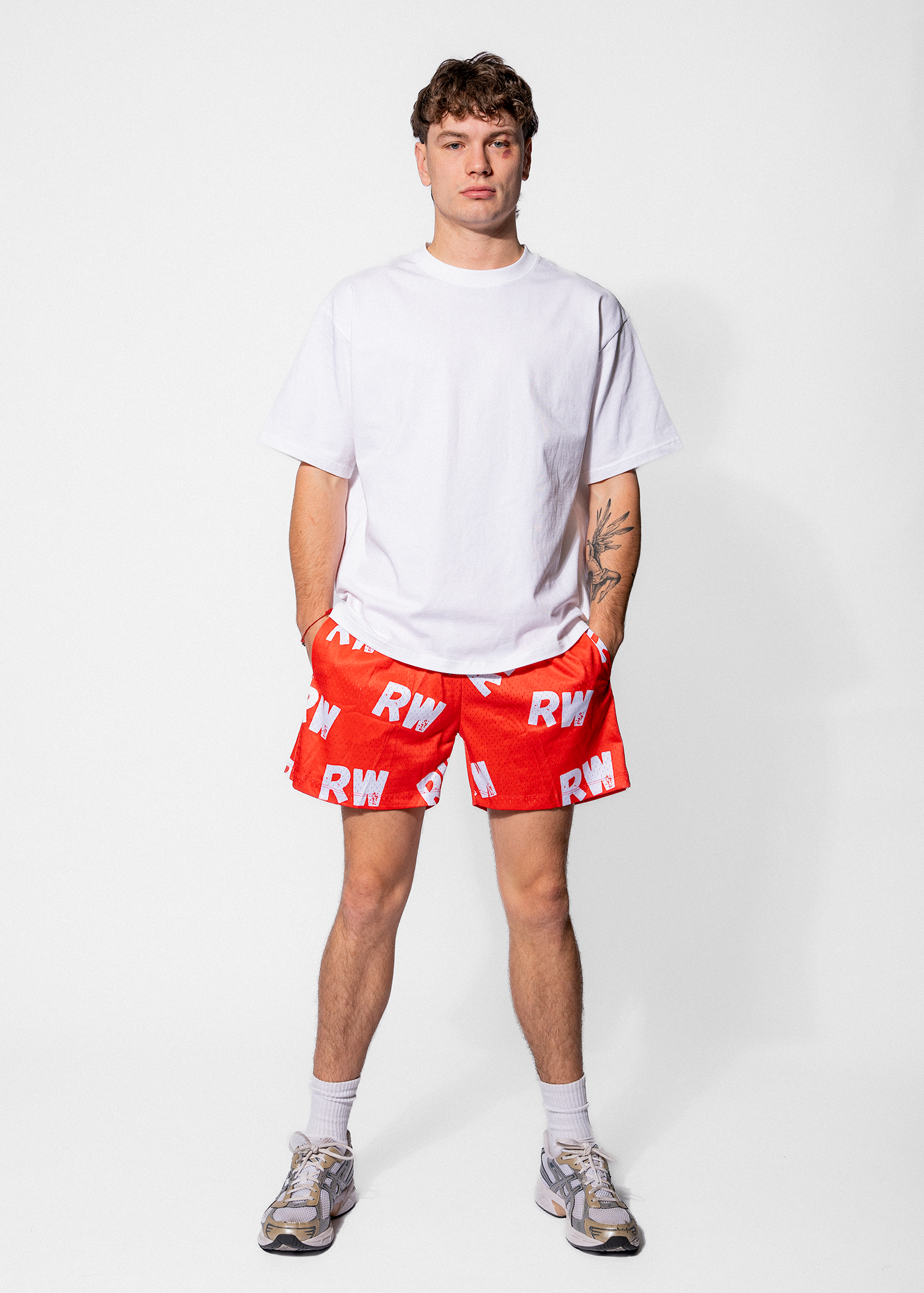 BASSON UNISEX SHORTS- RED