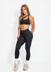 BALANCE SCRUNCH BUM LEGGINGS - BLACK