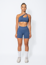 BALANCE SCRUNCH BUM SHORTS - NAVY BLUE