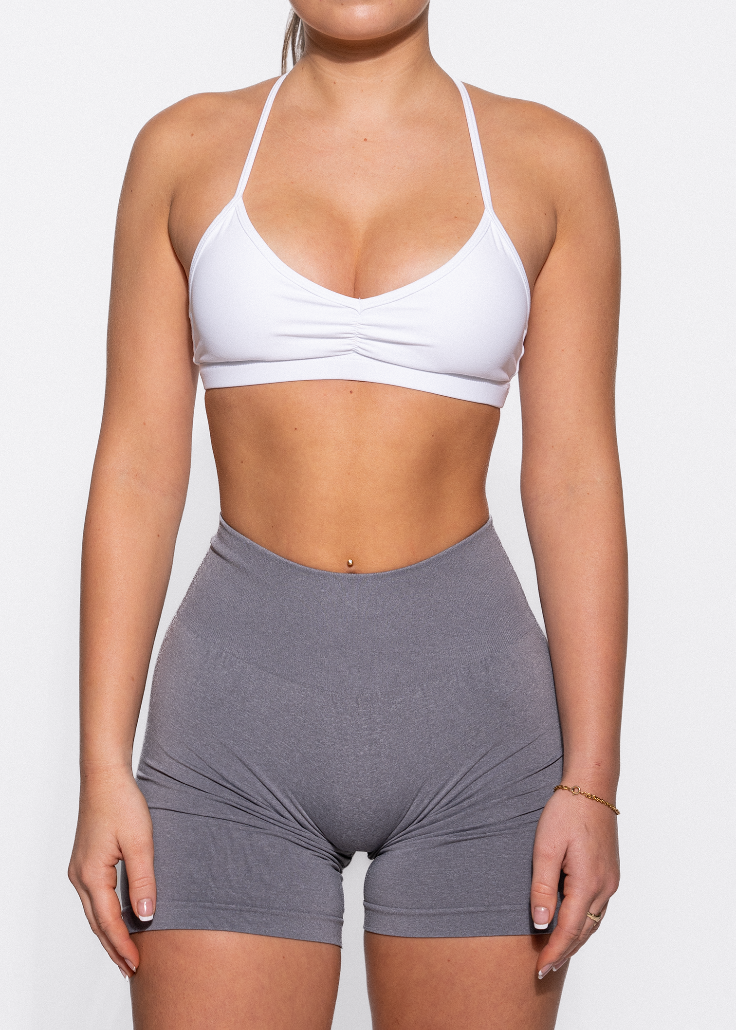 MINIMAL SPORTS BRA - WHITE