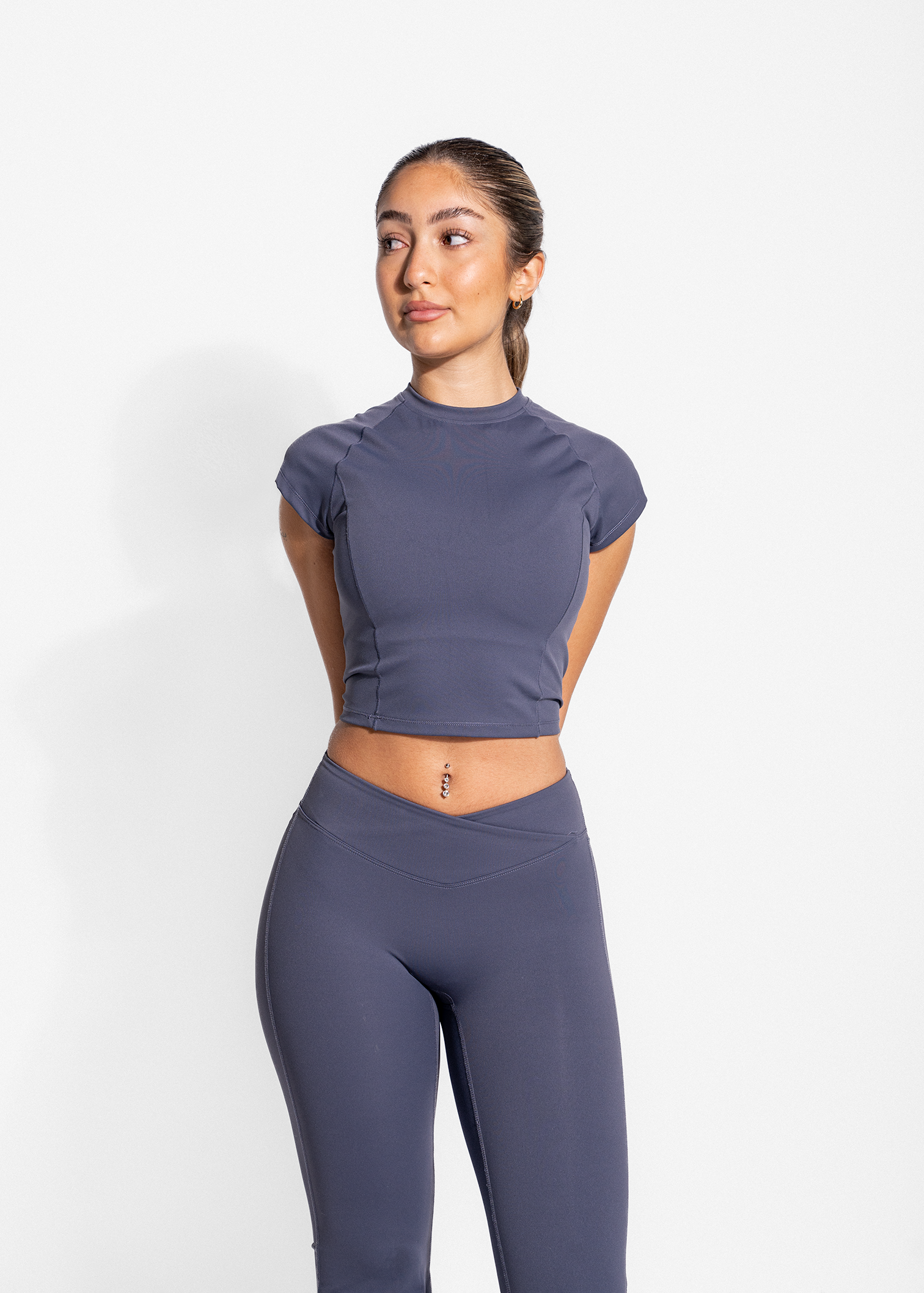 FAYE FITTED T- NAVY
