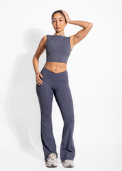 FAYE OPEN BACK TOP- NAVY