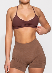 MINIMAL SPORTS BRA - BROWN