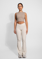 FAYE OPEN BACK TOP- CREAM