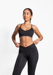 FAYE SPORTS BRA- BLACK