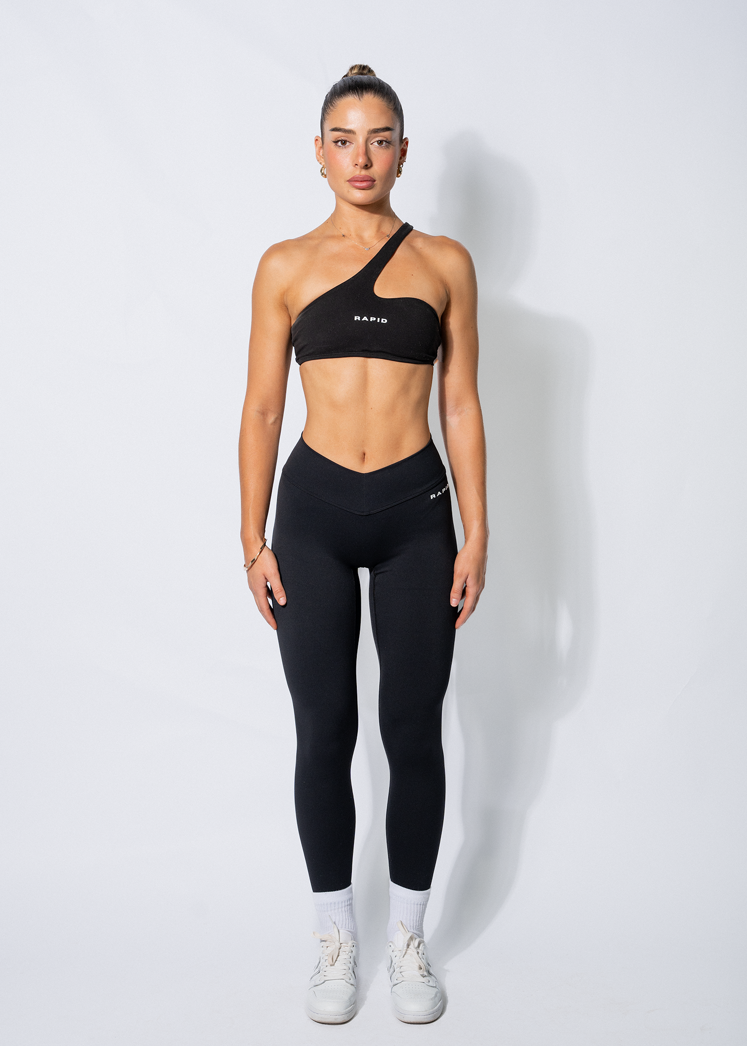 SERENITY SCRUNCH BUM LEGGINGS - BLACK