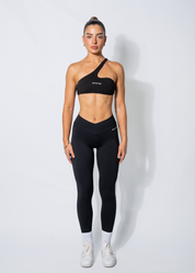 SERENITY SCRUNCH BUM LEGGINGS - BLACK