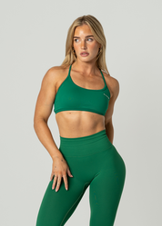 VIBRANCE SPORTS BRA - FORREST GREEN