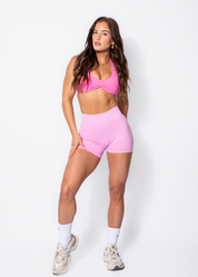 PERFORM SCRUNCH BUM SHORTS - PINK