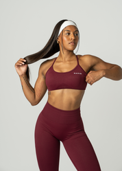 VIBRANCE SPORTS BRA- PLUM
