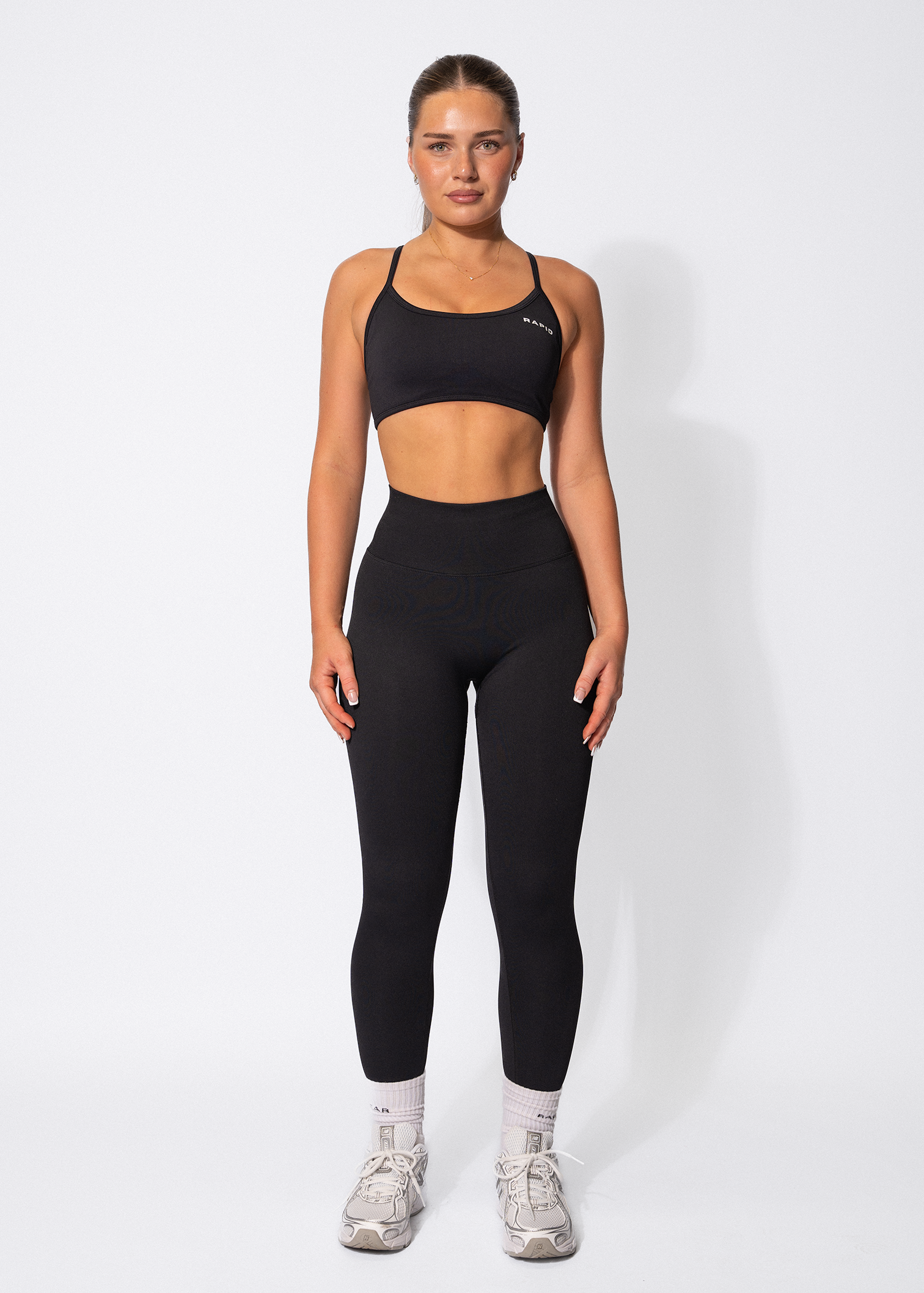 VIBRANCE LEGGINGS- LIQUORICE