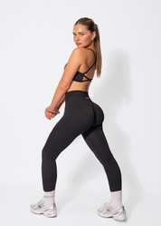 VIBRANCE LEGGINGS- LIQUORICE