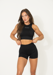 TEMPO CROP - BLACK